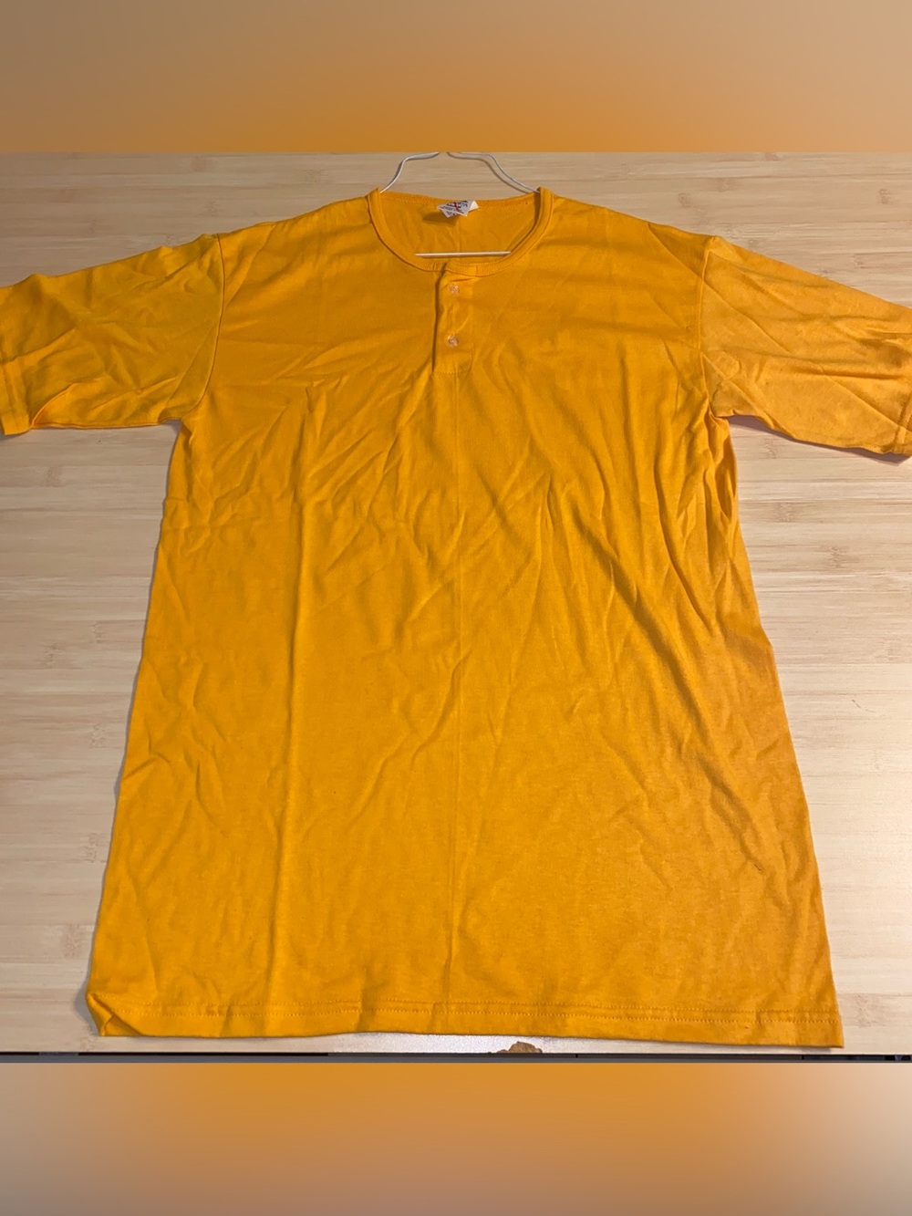 Augusta Sportswear Mens Size Medium Yellow Vintage Shirt 1990’s
